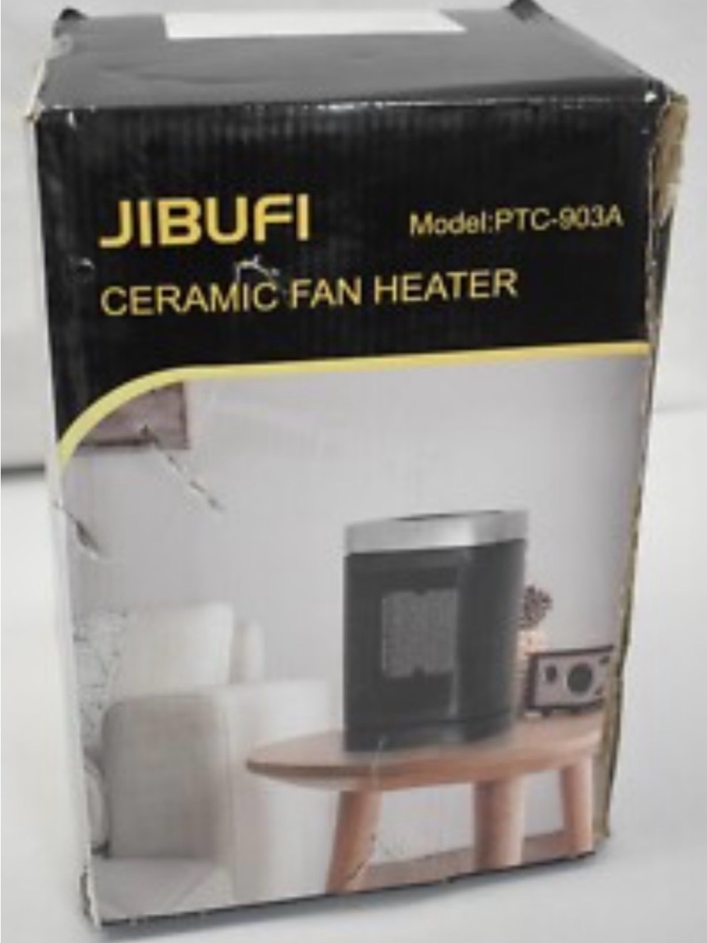 NEW Ceramic Fan Heater with Damaged box